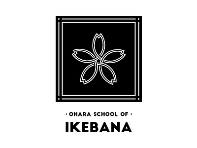 Ikebana Logo ikebana japanese logo sakura