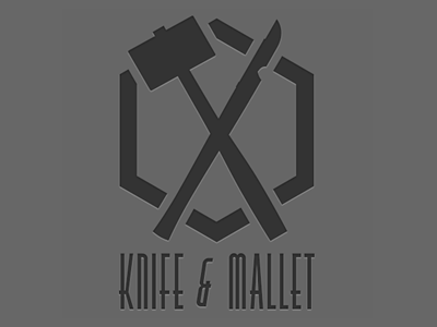 Knife & Mallet (v2) knife leatherworking mallet stamp valencia