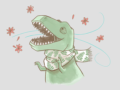 Scarf Weather amazepack chilly dinosaur spring