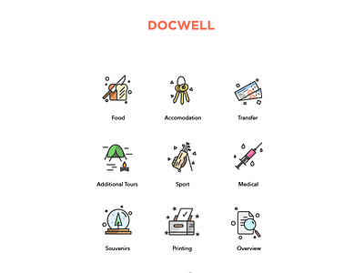 Icons for Docwell
