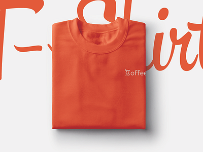 2 Coffee: T-Shirt 2 coffee antage branding coffee cups logo orange