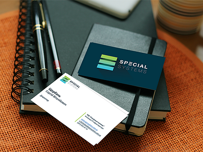 Business card for "Special systems" business card logo