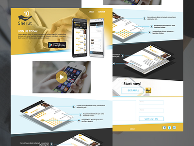 Landing page