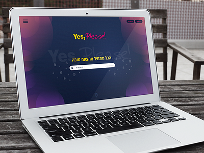 Home page of the web site YEP design ui ux web design website