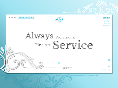 APFAS website design illustration site ui ux web design web site