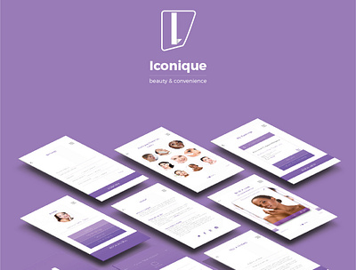 Iconique Beaut App app branding ecommerce figma logo marketplace shopping ui uidesign ux uxdesign