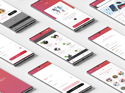 eCommerce Mobile App app design ecommerce figma marketplace shopping shoppingapp ui uidesign ux