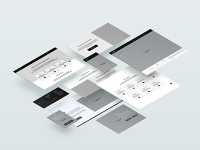 Technology Website Wireframe