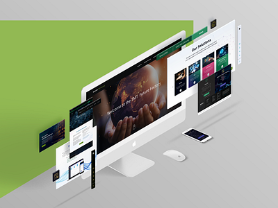 Technology Website template Design