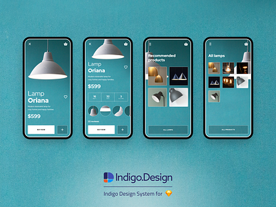 E-Commerce Product Screen angular app codegen indigo indigo.design infragistics mobile product ui ux
