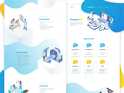 Medical Information System Landing Page