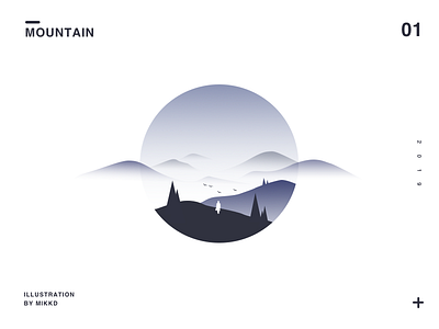 Mountain design illustration mountain web