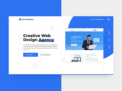 Agency Web UI agency landing page agency website design hero area hero section landing page landingpage ui ui deisgn uidesign ux ux design uxdesign web agency web design web design agency web ui webdesign website design