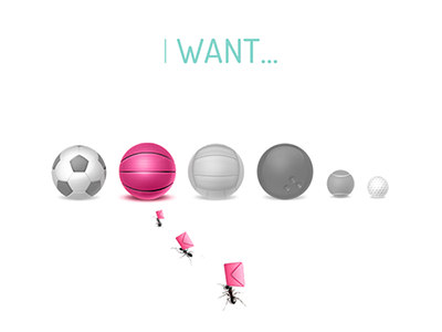 i Want ... dribbble invitation