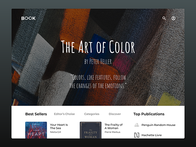 Online Bookstore Landing Page