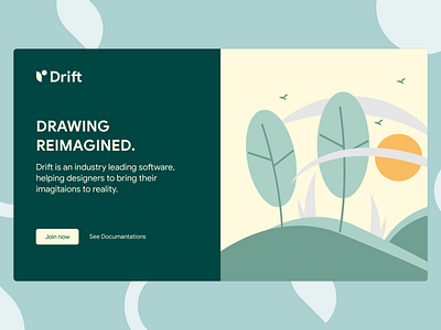 Drift Landing Page