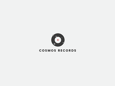 Cosmos Records cosmos logo logodesign logodesigns logos music planet planets records