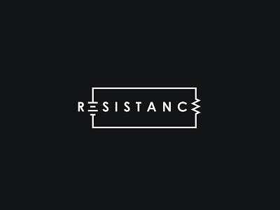 Resistance design electric electrical electronics engineering graphic graphic design graphic art graphic arts illustration logo logodesign logodesigns logos logotype power resistance
