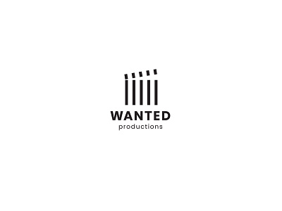 Wanted Productions cinema concert film film production films hollywood illustration logo logodesign logodesigns logos movie movies music music art production company productions wanted
