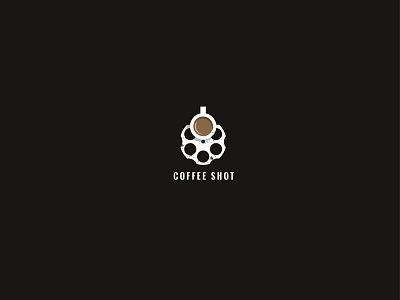Coffee Shot cafe cafe branding cafe brew cafe logo coffee coffee shot design gun logo logodesign logodesigns logos revolver shot shots