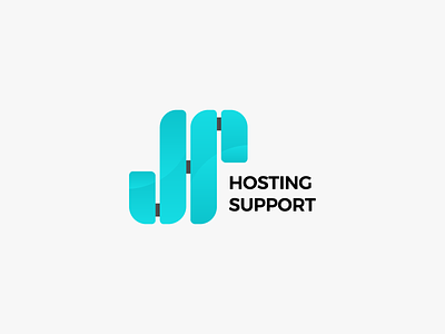 Hosting Support Logo hs identity illustrator logo logo design logodesign logotype vector