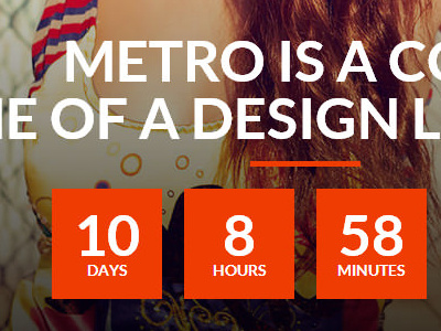 Flatr Metro Parallax Multipurpose Coming Soon Template