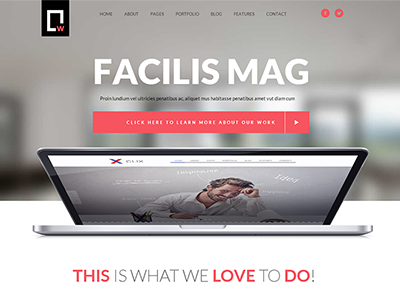 White Multipurpose Modern Responsive Template