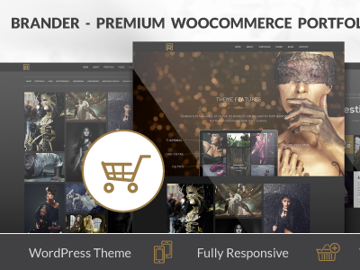 Brander - Premium WooCommerce Portfolio WP Theme creative design inspiration layout modern responsive shop theme website woocommerce wordpress