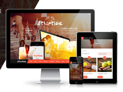 Athletica - Retina Parallax OnePage WP Shop Theme clean commerce creative mobile modern responsive retina shop themeforest wordpress