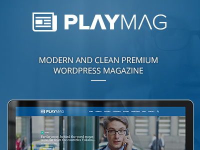 PlayMag - Creative Magazine & Shop WordPress Theme blog blogging bootstrap creative modern parallax responsive theme themeforest wordpress wordpress theme