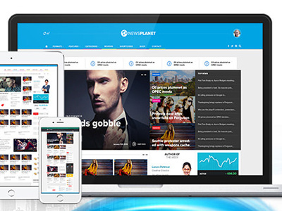 Check out NewsPlanet beautiful design magazine new new theme themeforest unique