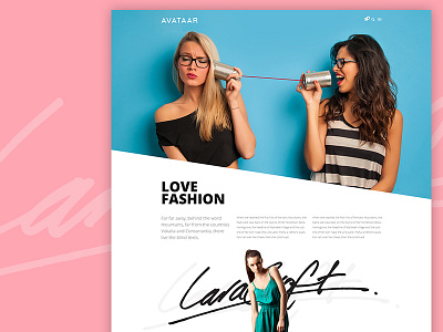 Love Fashion ! avathemes beautiful blue fashion girls newtheme page pink signature themeforest webiste