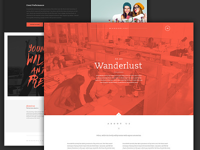 It's all in the details avathemes beautiful bold colorful fresh girls newtheme office orange page themeforest website
