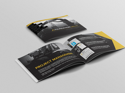 Software Mini Brochure brand identity brochure design brochure layout page layout typography