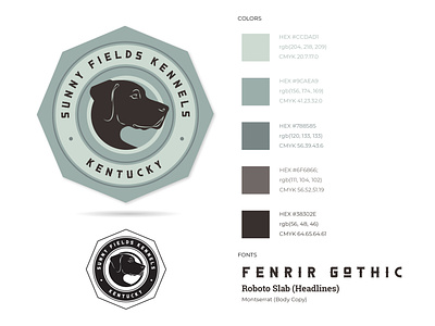 Professional Dog Kennel Logo branding graphic design logo