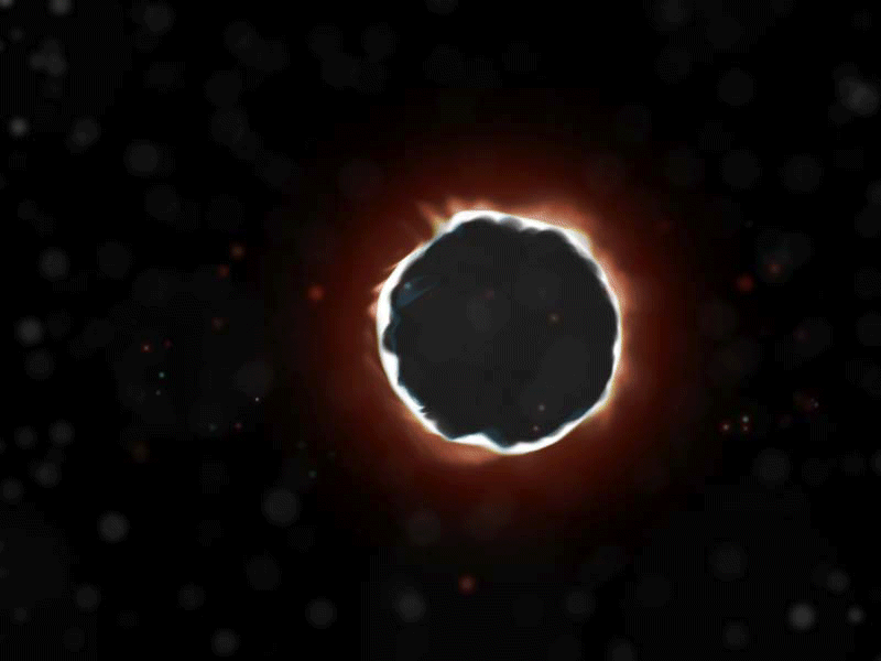 Meteor / Sun loop aftereffects black fire flame form loop meteor particle red seamless sun trapcode