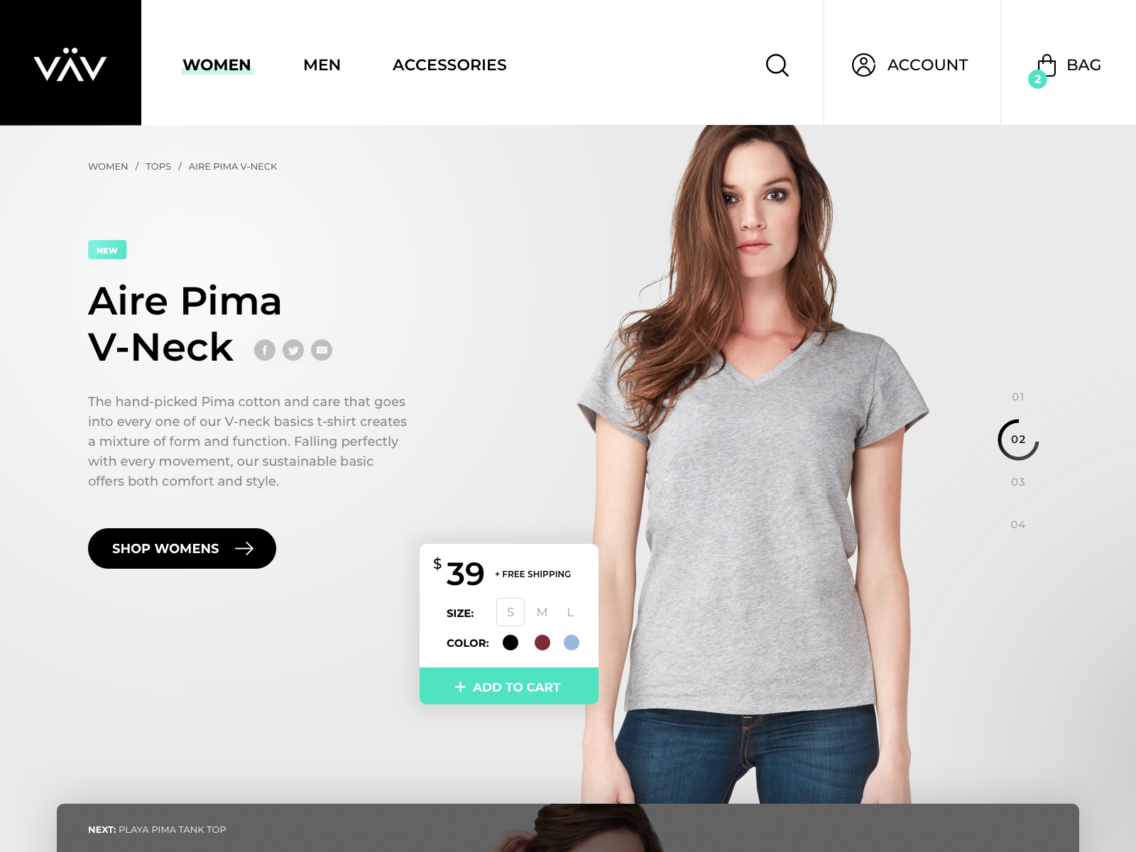 eCommerce homepage redesign concept by Chuck Pearson on Dribbble