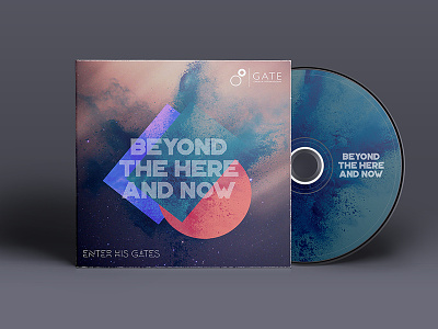 Beyond the here and now - Artwork album cd cover graphic design mockup music