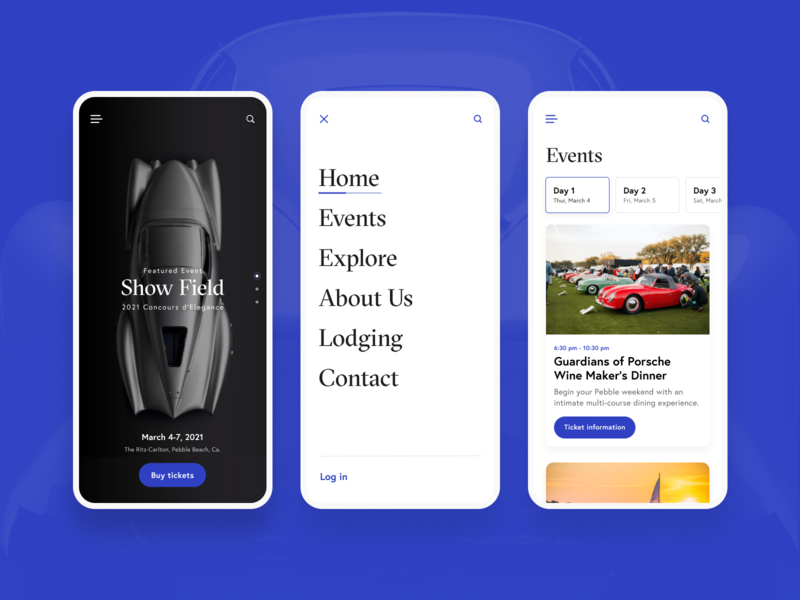 Auto Show concept designs app branding design events flutter logo logotype menu mobile app mobile app design product design typogaphy typography ui ux