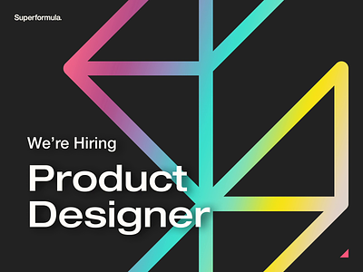 We're Hiring | Product Designer agency app design flutter flutter app hiring job listing mobile app mobile app design product design ui ux