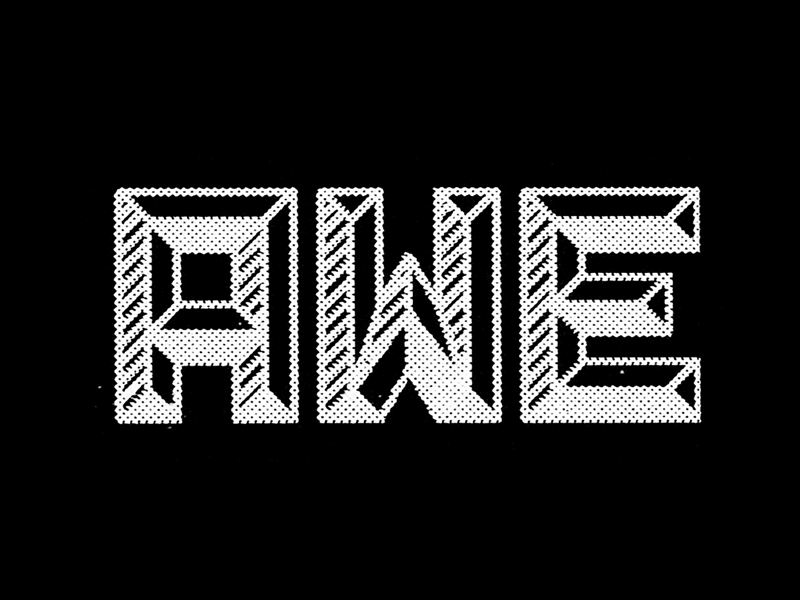 AWE Collective animation branding design illustration logo texture typography