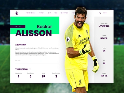 Player Profile concept daily ui daily ui 006 design figma flat semiflat ui ux web