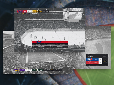 Sports Broadcast Interface Designs