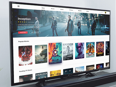 Download Tv Mockup Designs Themes Templates And Downloadable Graphic Elements On Dribbble