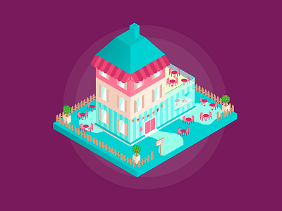 Isometric Coffee Shop