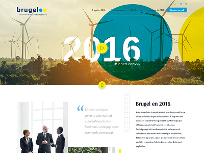Template Brugel Annual Report annual report ceo figures grid keys testimony webdesign