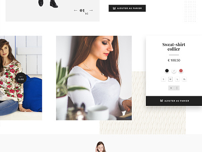Template Online Clothing Store clothes e shop price product webdesign