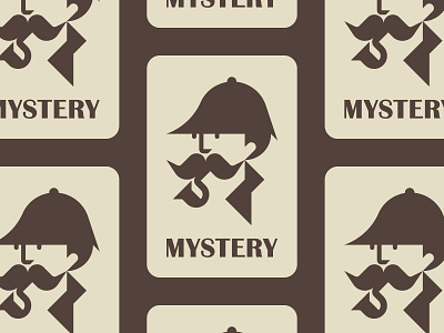Mystery books detective hat mustache mystery novel pipe reading