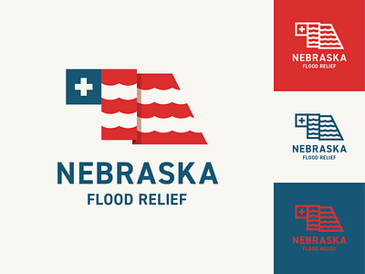 Nebraska Flooding america american flag flood flooding nebraska red white and blue relief rivers state water
