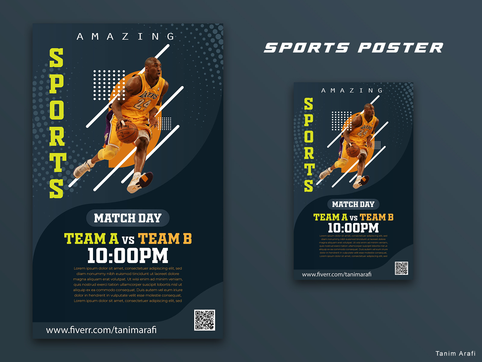 SPORTS POSTER by Tanim Arafi by Tanim Arafi on Dribbble